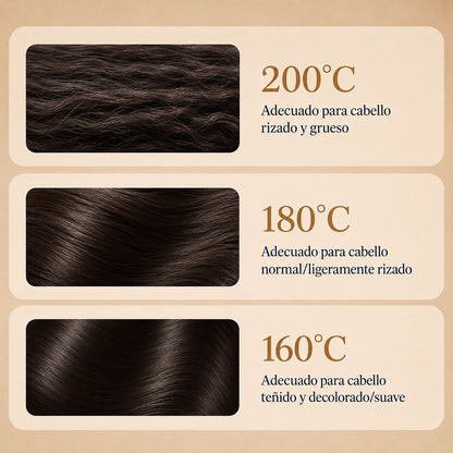 Cepillo alisador portátil para un cabello liso en minutos
