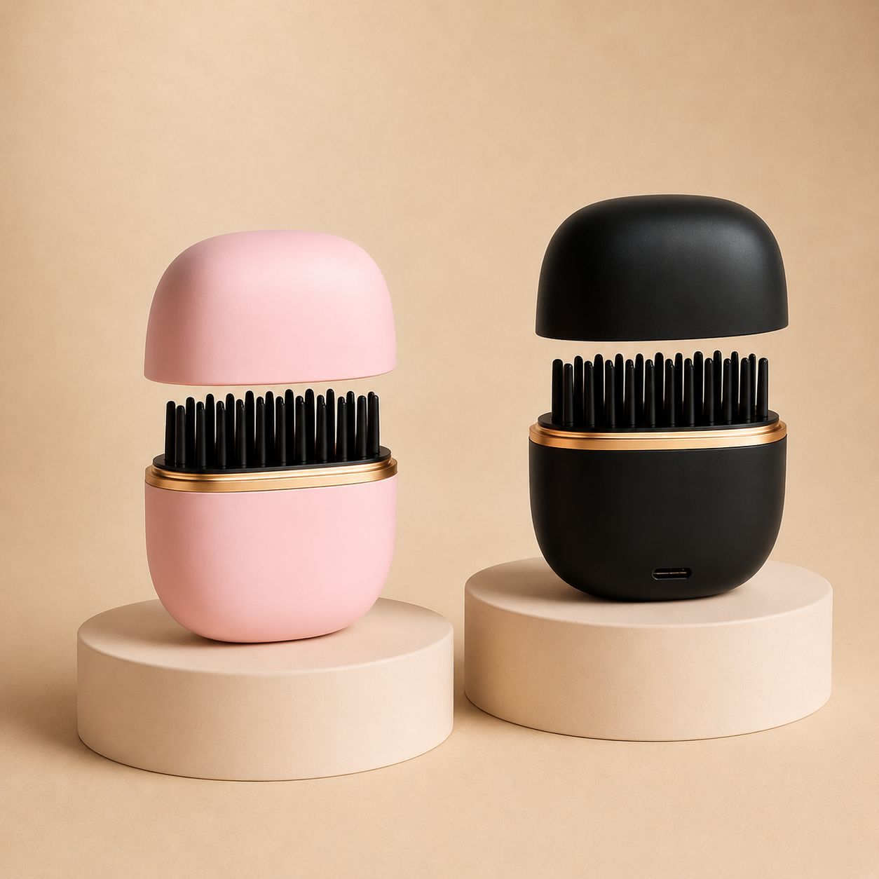 Cepillo alisador portátil para un cabello liso en minutos