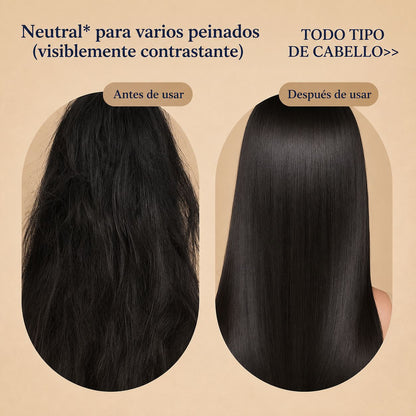 Cepillo alisador portátil para un cabello liso en minutos
